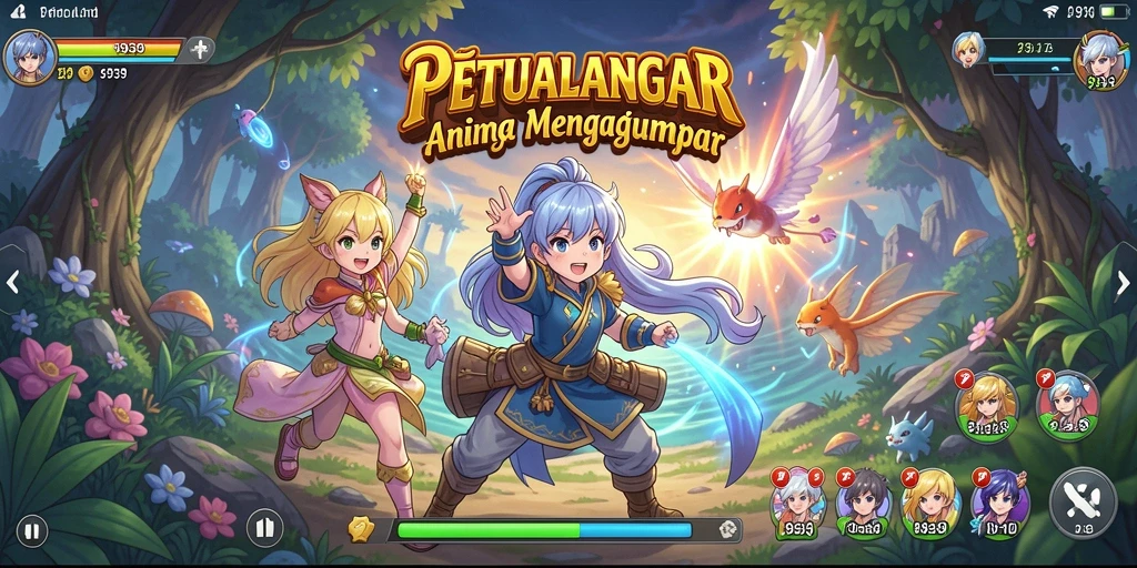 Tampilan menakjubkan dari gameplay Anime yang membuat ketagihan.