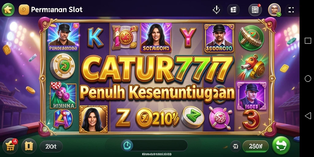 Gameplay menarik dari CATUR777 dengan tema slot yang menawan.