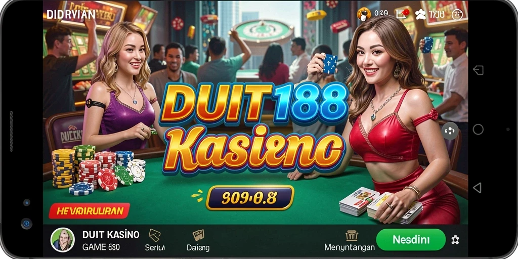 Gameplay menarik dalam aplikasi kasino DUIT188 dengan grafik memukau.