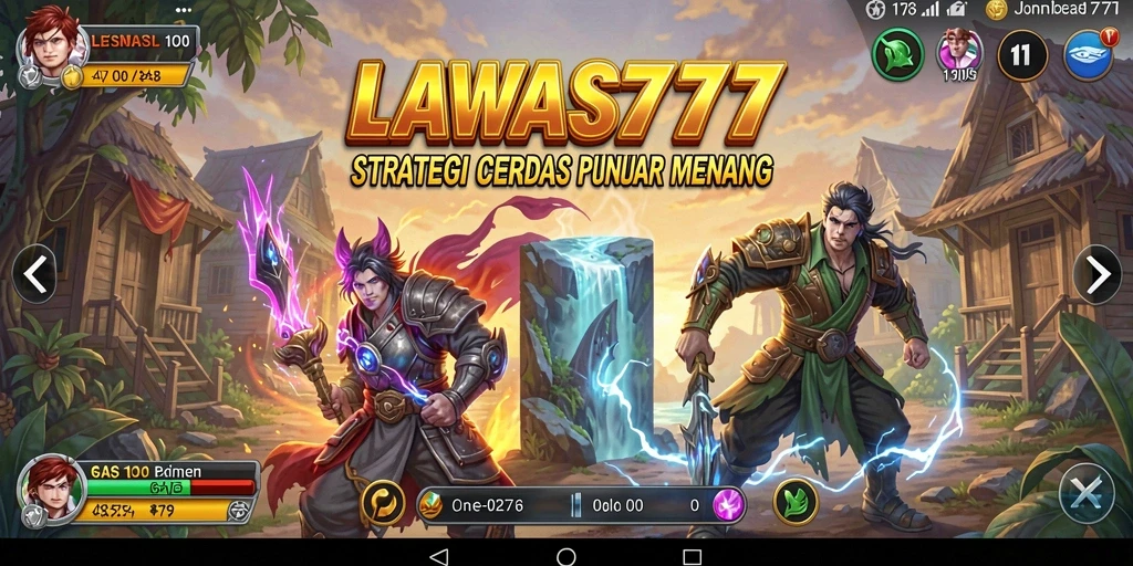 Tampilan menarik dari gameplay LAWAS777 yang penuh strategi.