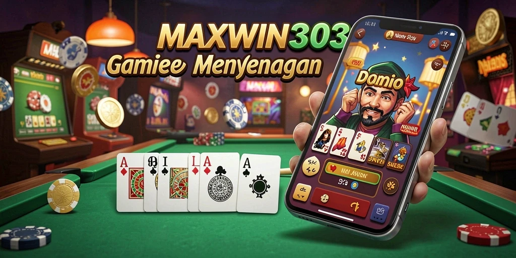 Tangkapan layar gameplay seru MAXWIN303 dalam permainan Domino.