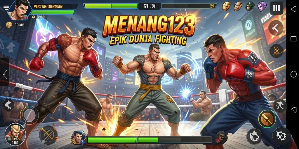Tampilan permainan MENANG123 yang seru dalam pertarungan Fighting.