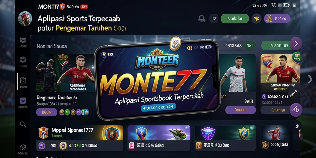 Screenshot gameplay MONTE77 yang menampilkan pengalaman taruhan olahraga.