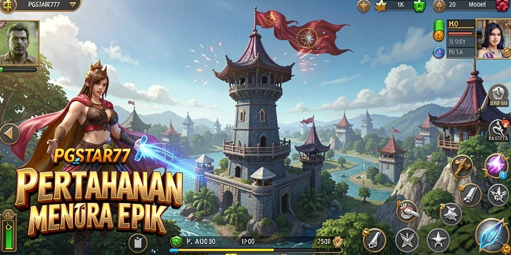 Tampilan layar utama PGSTAR777 dengan grafis menawan dan gameplay menegangkan.