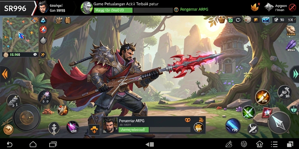 Tampilan gameplay SR996 yang menakjubkan dalam pertempuran ARPG.
