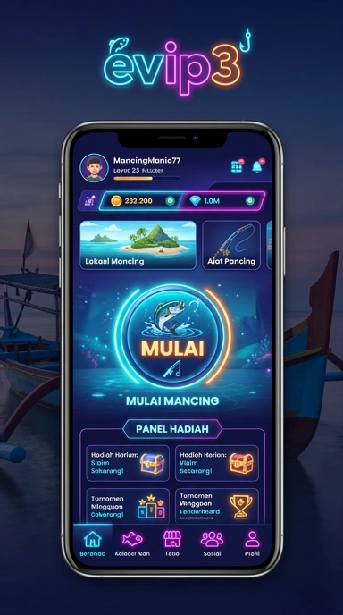 Halaman unduh aplikasi evip3 menampilkan berbagai pilihan aplikasi populer.